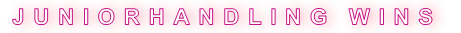 J U N I O R H A N D L I N G   W I N S